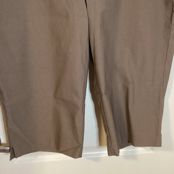 Penningtons Witty is Pretty Womens Capris Cropped Pants Stretch Pull-On Size 22 - Picture 3 of 9
